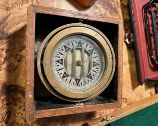 E.M. Sherman Dirigo Nautical Ship Compass