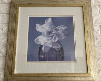 Framed & Matted Floral Still Life Print