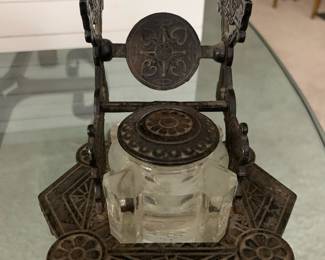 1879 Judd Cast Iron Inkwell