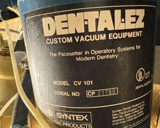 Dental-EZ Custom Air CV 101 Wet-Ring Vacuum Suction Pump