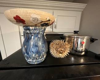Puffer fish 
Ceramics 