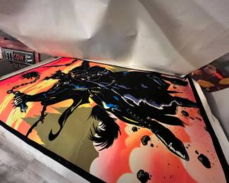 Vintage black light poster 