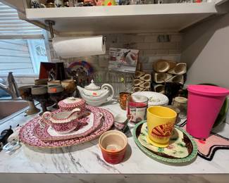 Spode primarose vintage kitchen