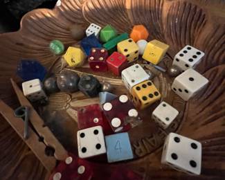 Vintage dice 