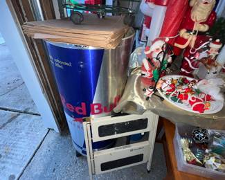 Red Bull cooler lid busted can make new one
