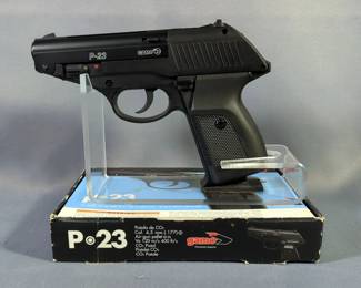 Gamo P-23 4.5mm (.177) Cal CO2 BB Pistol SN# 04-4C-100288-99, Paperwork, In Box