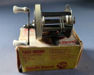 South Bend Cast-Oreno No. 5 Casting Reel, In Box 