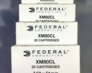 Federal 7.62x51mm Ammo, Approx 80 Rds