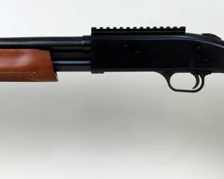Mossberg 500 20 ga Pump Action Shotgun SN# V1098586, 18.5" Bbl, 2-3/4" And 3" Shells, Extra 24" Bbl, Paperwork, New, In Box