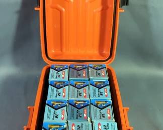 Aquila 32 S&W Long Ammo, Approx 600 Rds, In Survivor Dry Box With Compass
