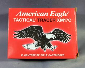 American Eagle Tactical Tracer XM17C 50 BMG Ammo, Approx 10 Rds