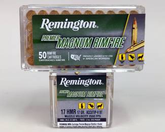 Federal .32 H&R Magnum Ammo, Approx 20 Rds, PPU .32 Auto Ammo, Approx 22 Rds, Fiocchi 30 Luger Ammo, Approx 30 Rds, And Remington .17 HMR Ammo, Approx 100 Rds
