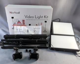 Nice Veedi Video Light Kit, Adjustable Brightness, 3 Color Temperature, High CRI 