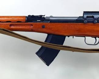 Norinco / Atl., GA SKS 7.62 x 39 Bolt Action Rifle SN# 1503703K, Canvas Sling, SN# In Butt Stock, Cleaning Kit Hole 