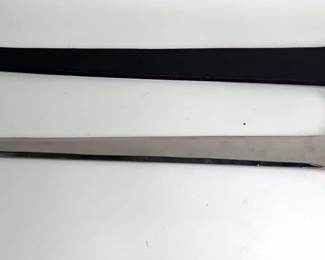MacLeod Highlander Sword, 31.5" Blade, Leather Wrapped Grip, In Leather Scabbard