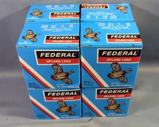 Federal 20 ga Upland Load 2-3/4" Ammo, Approx 200 Rds