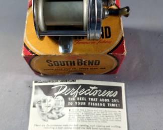 South Bend Perfectoreno No. 775 Level Winding Reel, With Instructions, In Box