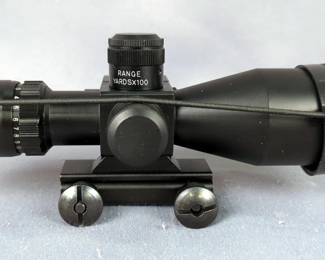 Pinty 2.5-10x40 Riflescope On Mount With Red/Green Laser With Instructions, In Box