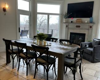 Modern Dining room table and chairs