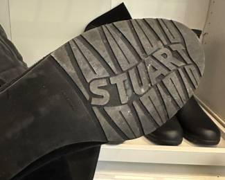 Stuart weitzman women’s suede and leather boots size 9
