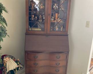 1940's classic mahogany secretary