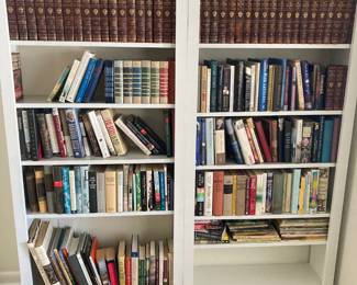 Book shelves are also for sale