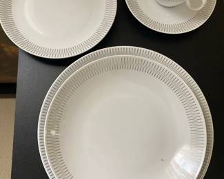 Lovely china by Haviland.  There is a full set of this.  Very contemporary pattern. 1960's 