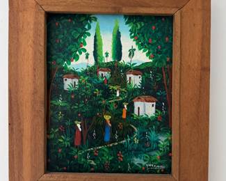 Haitian Painting by Yves Gaurin