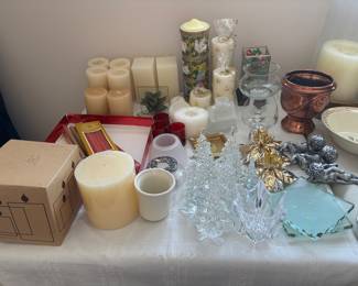 CANDLES & GLASSWARE