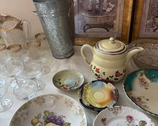 PAINTED DISHES & ART