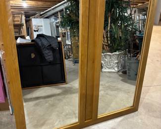 OAK MIRROR
