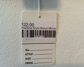 Federal Style Wood Mirror