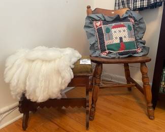 Vintage Macrame Santa