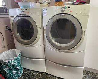 Whirlpool washer and dryer