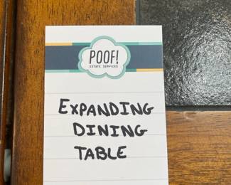 Expanding Dining Table