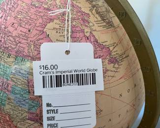 Cram's Imperial World Globe
