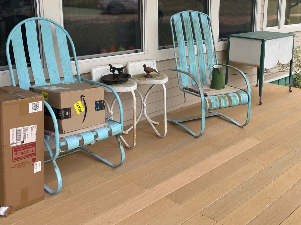 Vintage Patio Furniture, Double Wash Tubs