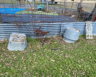 Screen Door Inserts Birds, Wash Tubs