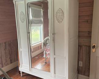 Double Door Armoire W/ Mirror