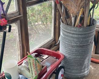 Red Wagon, Yard Tools