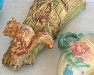 Roseville & Hull Wall Pockets