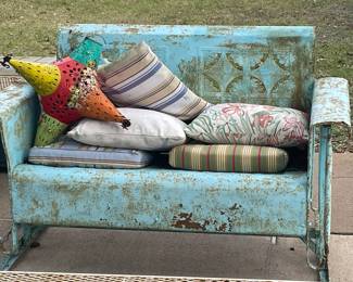 2 Seater Metal Glider