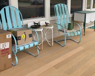 Vintage Patio Furniture, Double Wash Tubs