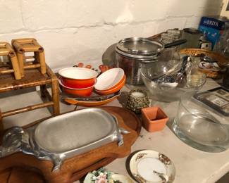 Vintage enamel cookware