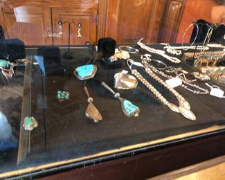 Turquoise; Mexican Sterling