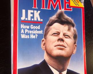 Vintage Time Magazines; JKF