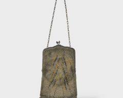 Silverplated Art Deco Bag
