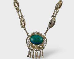 Sterling Turquoise Necklace