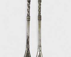 18K Gold Alpaca Silver Bombilla Straws