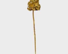 Fine 18K Gold Nugget Stick Pin
